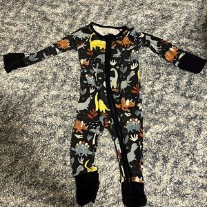 Little sleepies 0-3 month Dino pajamas